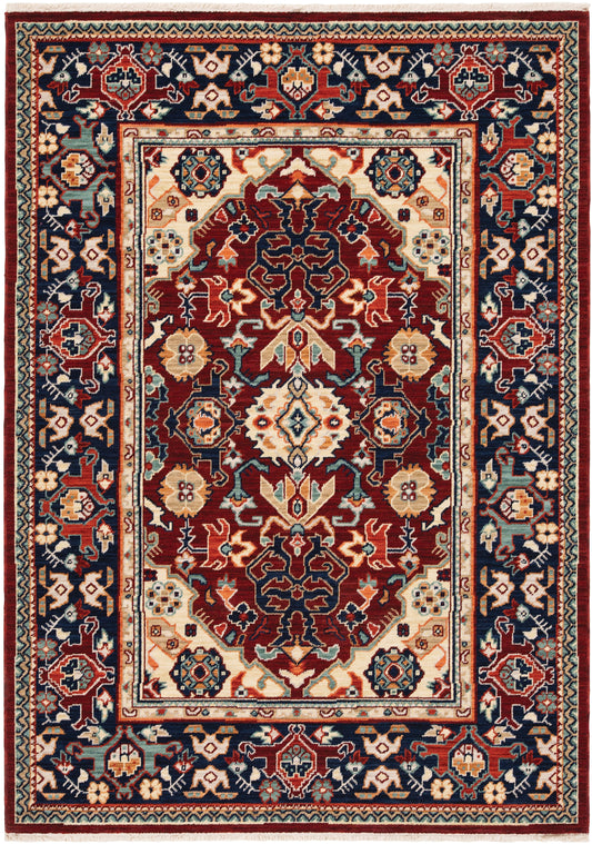 Oriental Weavers Sphinx Lilihan 2062R Red/ Blue Area Rug