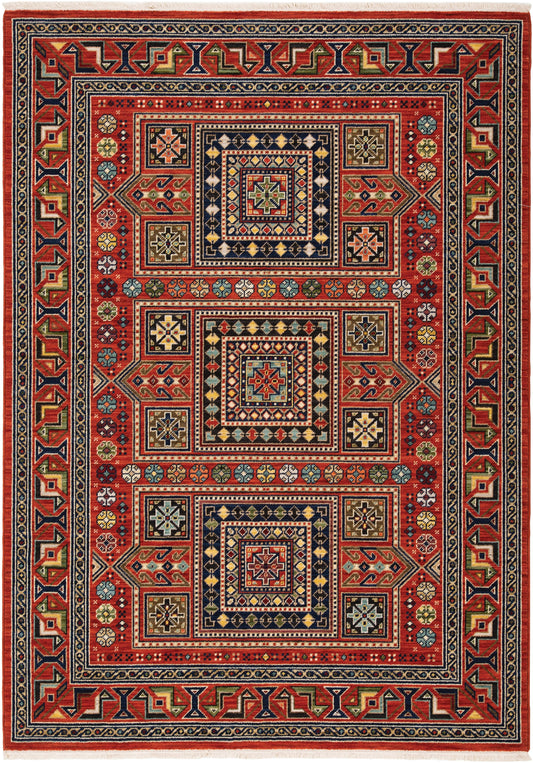 Oriental Weavers Sphinx Lilihan 002C6 Red/ Multi Area Rug