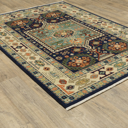 Oriental Weavers Sphinx Lilihan 041H6 Blue/ Ivory Area Rug