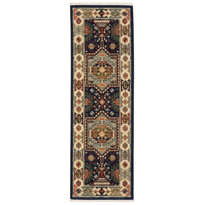 Oriental Weavers Sphinx Lilihan 041H6 Blue/ Ivory Area Rug