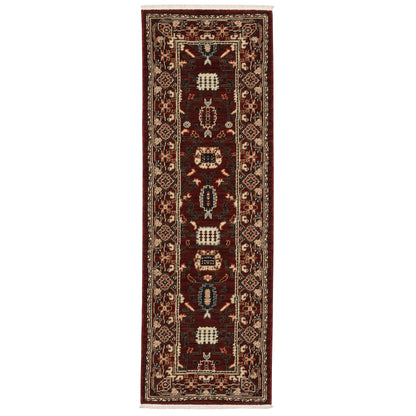 Oriental Weavers Sphinx Lilihan 043S6 Red/ Black Area Rug