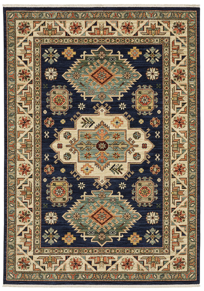 Oriental Weavers Sphinx Lilihan 532B6 Navy/ Multi Area Rug