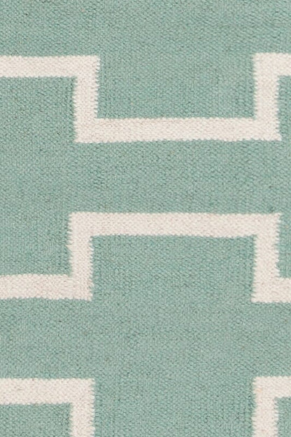 Chandra Lima Lim-25702 Green Geometric Area Rug