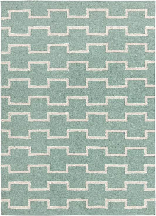 Chandra Lima Lim-25702 Green Geometric Area Rug