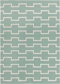 Chandra Lima Lim-25702 Green Geometric Area Rug