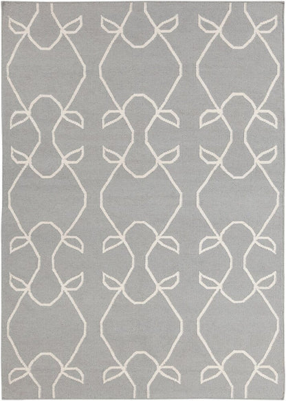 Chandra Lima Lim-25706 Grey / White Geometric Area Rug