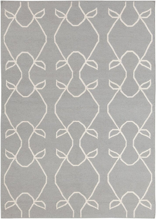 Chandra Lima Lim-25706 Grey / White Geometric Area Rug