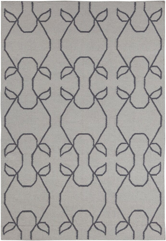 Chandra Lima Lim-25708 Grey Geometric Area Rug