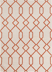 Chandra Lima Lim-25712 Orange Geometric Area Rug