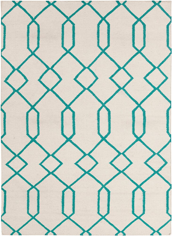 Chandra Lima Lim-25713 Blue Geometric Area Rug