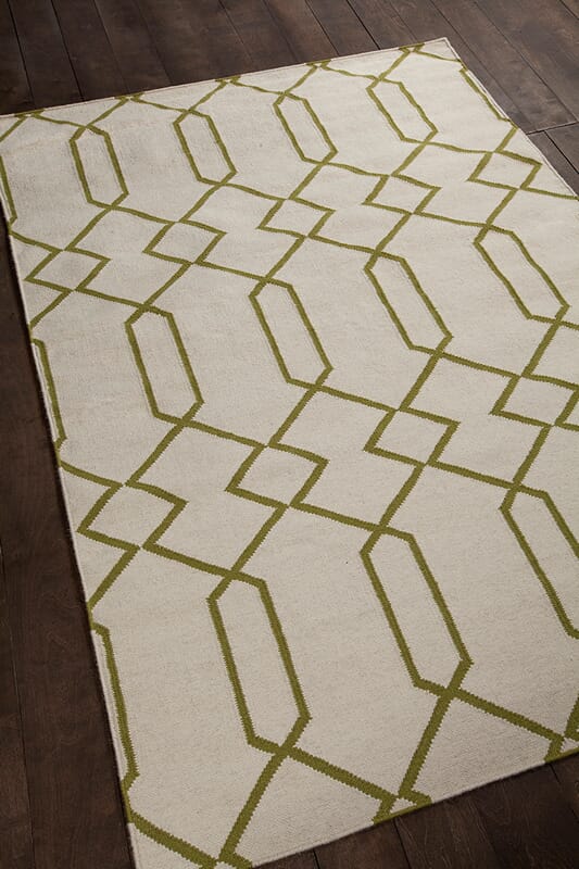 Chandra Lima Lim-25714 Green Geometric Area Rug