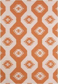 Chandra Lima Lim-25716 Orange Damask Area Rug