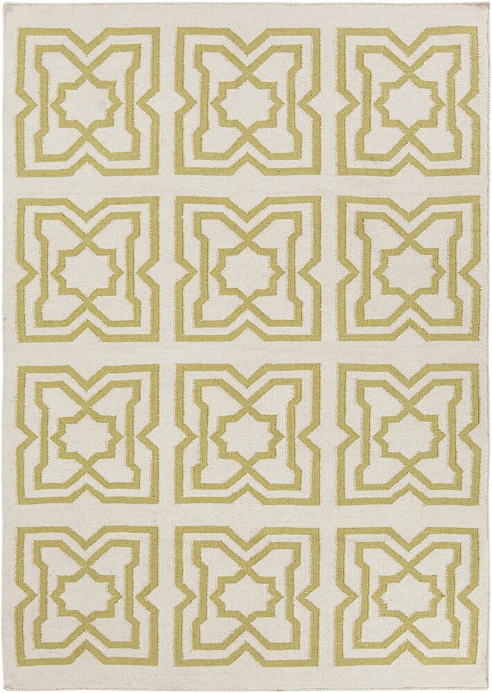 Chandra Lima Lim-25720 Green Geometric Area Rug