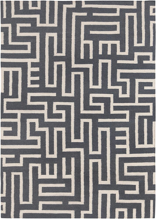 Chandra Lima Lim-25724 Gray Geometric Area Rug