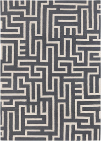 Chandra Lima Lim-25724 Gray Geometric Area Rug