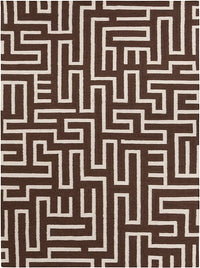 Chandra Lima Lim-25725 Brown Geometric Area Rug