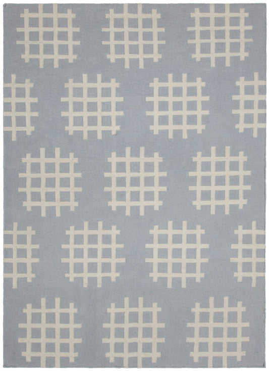 Chandra Lima Lim-25727 Grey / Cream Damask Area Rug