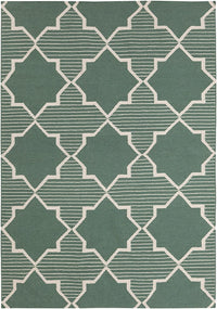 Chandra Lima Lim-25734 Green Geometric Area Rug