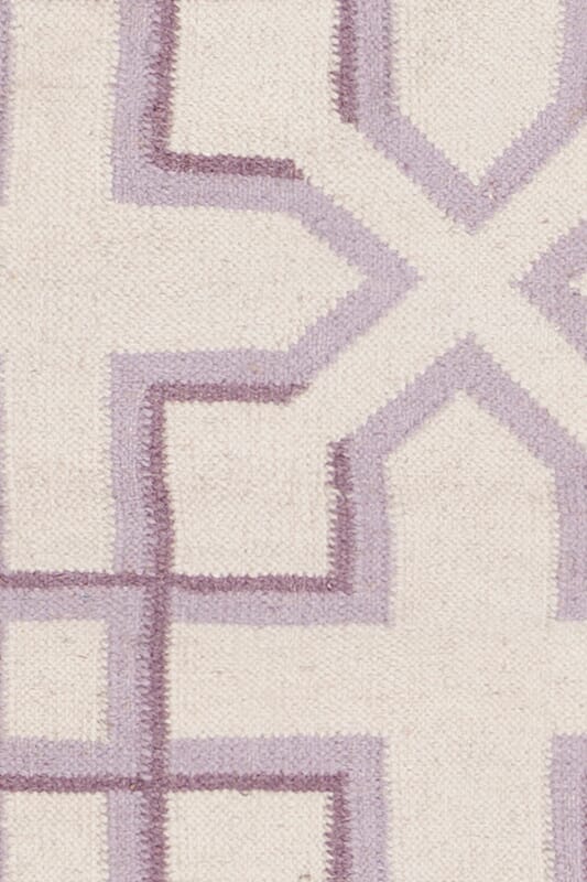 Chandra Lima Lim-25741 Purple Geometric Area Rug