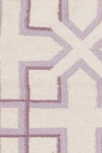 Chandra Lima Lim-25741 Purple Geometric Area Rug