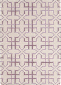 Chandra Lima Lim-25741 Purple Geometric Area Rug