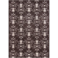 Chandra Lina Lin32002 Charcoal / Grey / Off White Ikat Area Rug