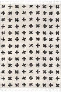 Nuloom Fatima Cross Cozy Nfa1851A Off White Area Rug