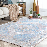 Nuloom Vintage Esme Nvi2320A Blue Area Rug