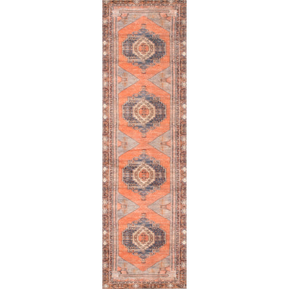 Nuloom Kamila Tribal Nka2609A Orange Area Rug