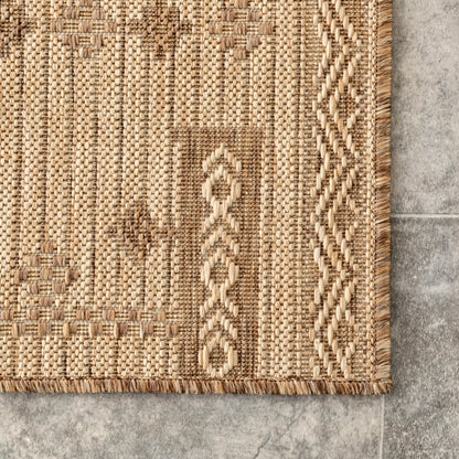 Nuloom Alexandra Aztec Nal1808A Beige Area Rug