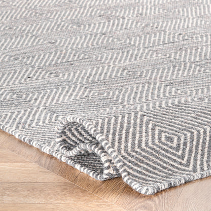 Nuloom Ago Hand Woven Nag2102C Gray Area Rug