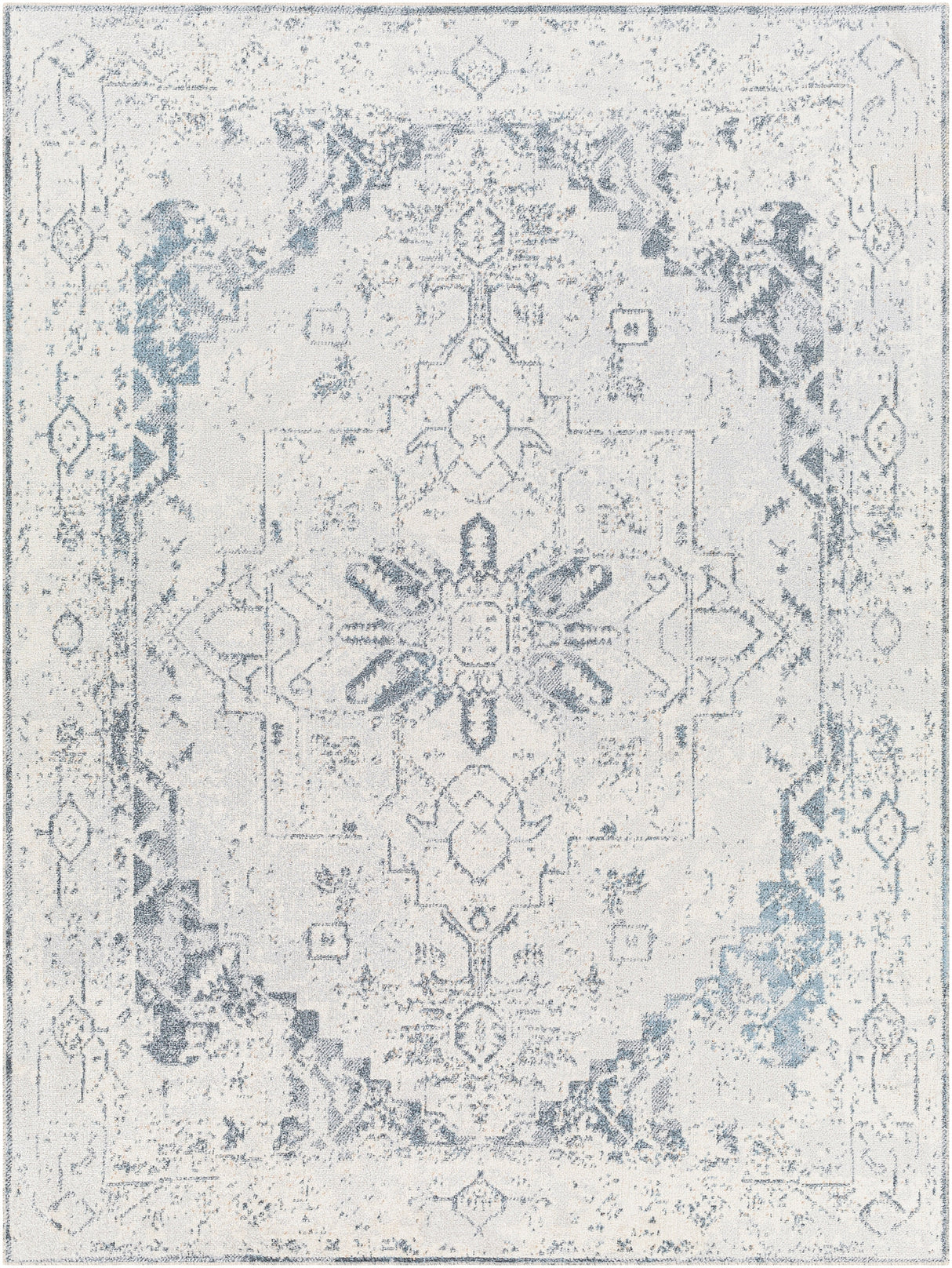 Surya Machine Washable Lillian Lll-2300 White Rug.