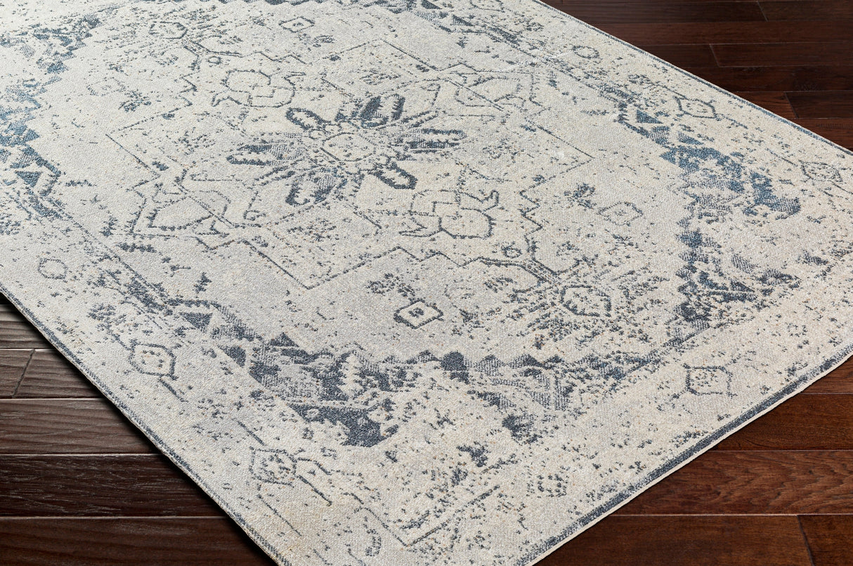 Surya Machine Washable Lillian Lll-2300 White Rug.