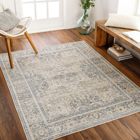 Surya Machine Washable Lillian Lll-2303 Beige Rug.