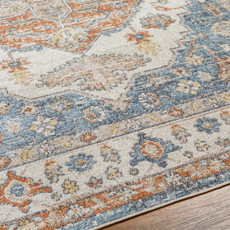Surya Machine Washable Lillian Lll-2305 Blue Rug.