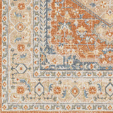 Surya Machine Washable Lillian Lll-2306 Orange Rug.