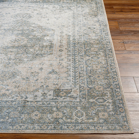 Surya Machine Washable Lillian Lll-2307 Blue Rug.