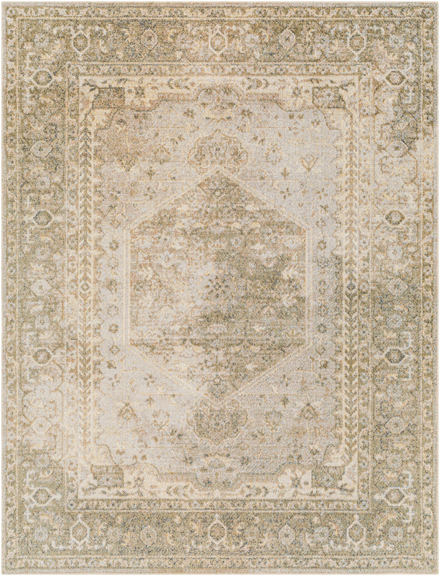 Surya Machine Washable Lillian Lll-2308 Green Rug.