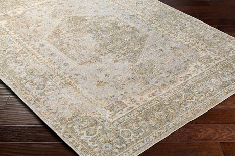 Surya Machine Washable Lillian Lll-2308 Green Rug.