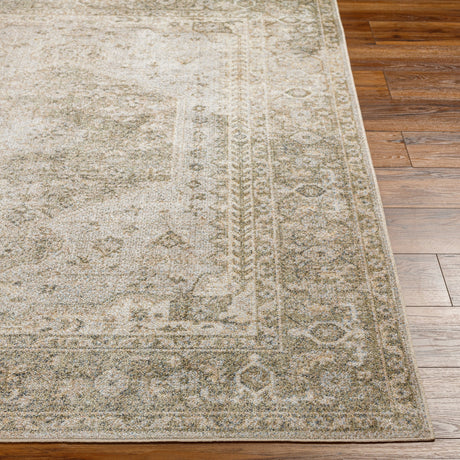 Surya Machine Washable Lillian Lll-2308 Green Rug.