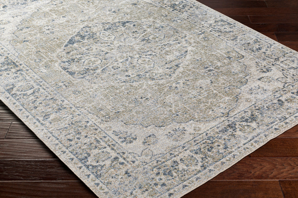 Surya Machine Washable Lillian Lll-2311 Green Rug.
