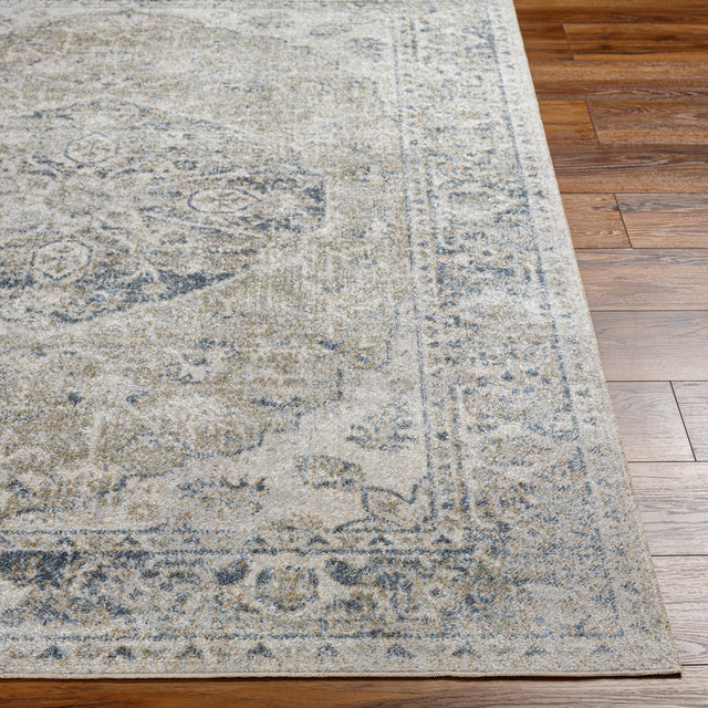 Surya Machine Washable Lillian Lll-2311 Green Rug.