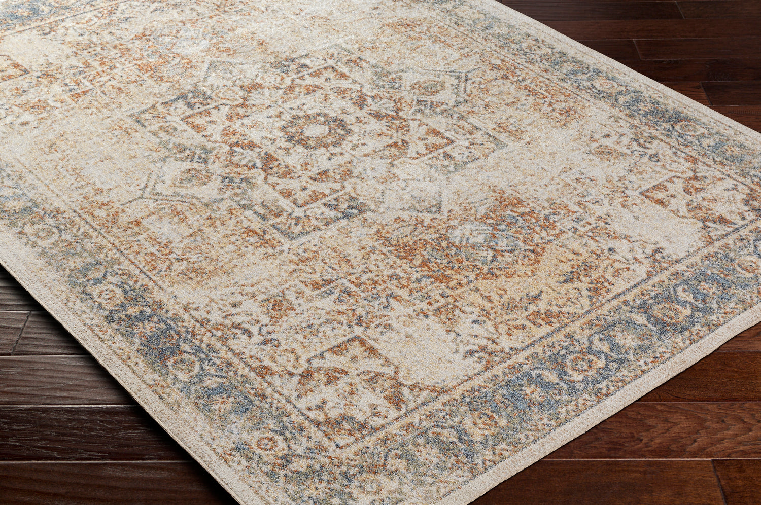 Surya Machine Washable Lillian Lll-2317 Tan & Ivory Rug.