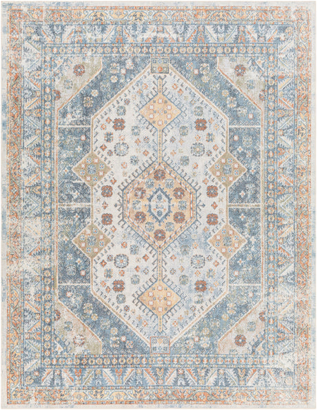 Surya Machine Washable Lillian Lll-2319 Blue Rug.