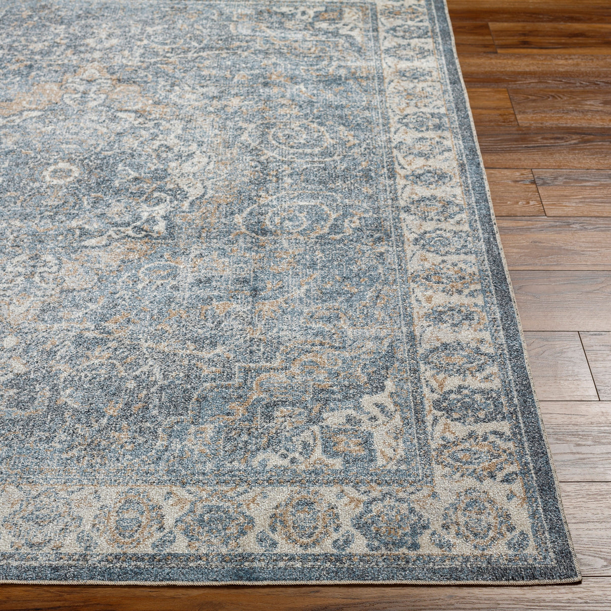 Surya Machine Washable Lillian Lll-2320 Blue Rug.
