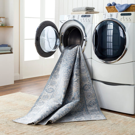 Surya Machine Washable Lillian Lll-2320 Blue Rug.