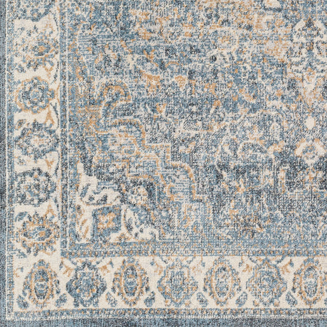 Surya Machine Washable Lillian Lll-2320 Blue Rug.