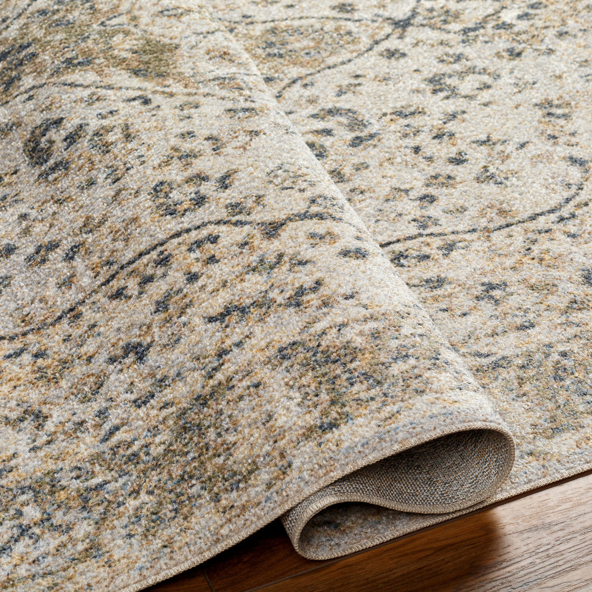Surya Machine Washable Lillian Lll-2322 Beige Rug.