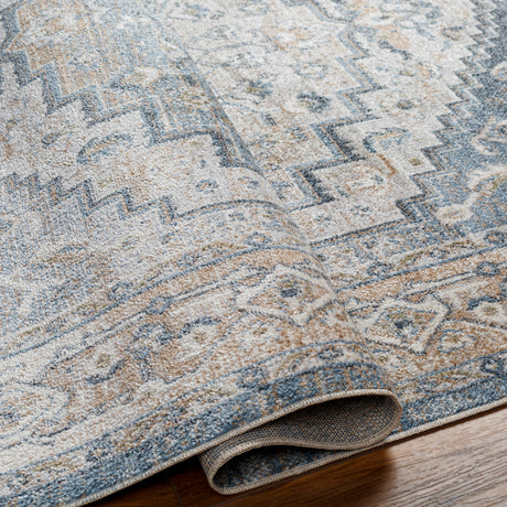 Surya Machine Washable Lillian Lll-2323 Blue Rug.