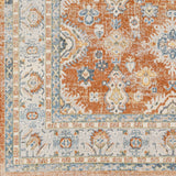 Surya Machine Washable Lillian Lll-2324 Orange Rug.